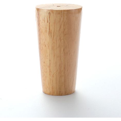 4 Pièces Pied de Canapé en Bois Massif, Pied de Lit en Bois, Pied D'armoire en Bois pour Canapé Meuble TV Table Basse Lit Pied,10CM (1/5)