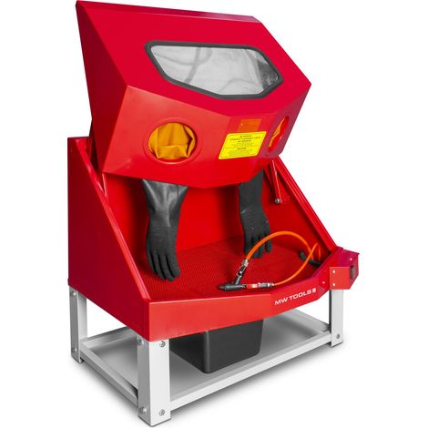 Mw Tools – Cabine de nettoyage-dégraissage à haute pression 170L – Pistolet combiné pour dégraissage et air comprimé – CAT174 (1/4)