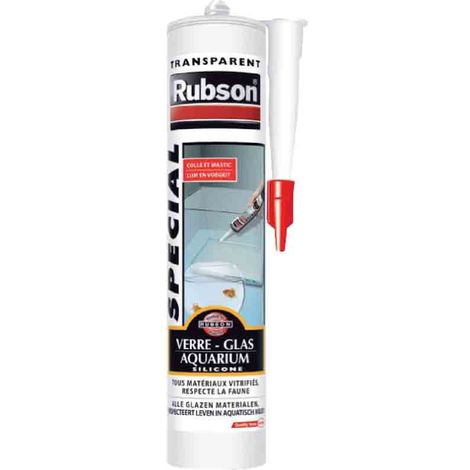 Stucco per colla per vetro e acquario 280 ml RUBSON