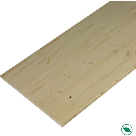 Forestea – Plan de travail sapin massif 2000 x 800 x 28 mm – FSC MIXTE 70% – Finition bois naturel – Pour cuisines et espaces modernes (1/4)