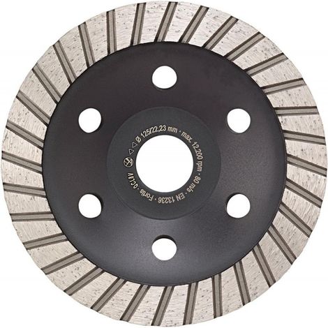 Bandeja diamantado Power Duo Ø 125 mm 2 ordenados escariado 22,2 mm FORTIS
