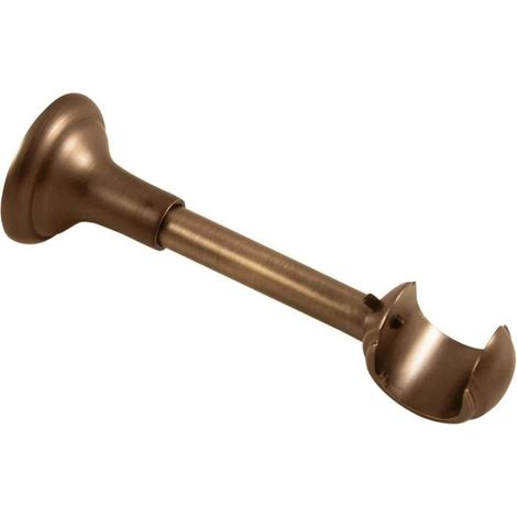 Gardinia Supporto Rustico Aperto per Ø 25 mm Bronzo 12 cm, Metallo (1/2)