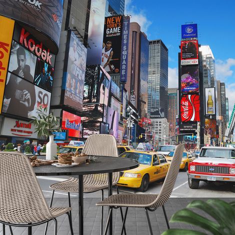 Papier peint panoramique - New York Time Square - 130 cm x 86 cm (1/4)