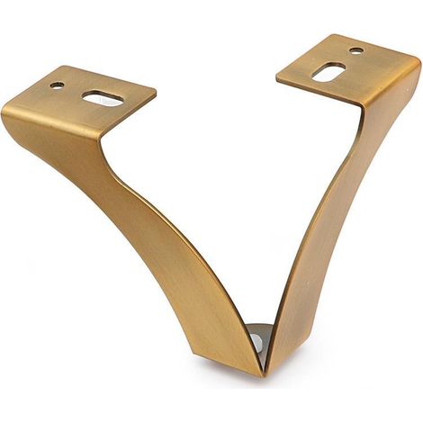 Q&ampQ pata metálica vinet acabado oro viejo altura (h) 100 , La Pata Metálica Vinet es un componente esencial para muebles y sofás, fabricada en metal y diseña