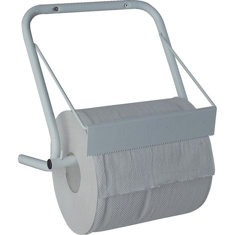Distributeur dévidoir mural de bobine d'essuyage largeur maxi de 29 cm