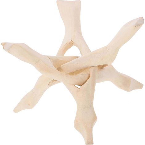 Dreibeinständer aus Holz, Halterung für Salbeigras, Räucherstäbchenhalter aus Holz-14.00X8.50X8.50CM-White (1/4)