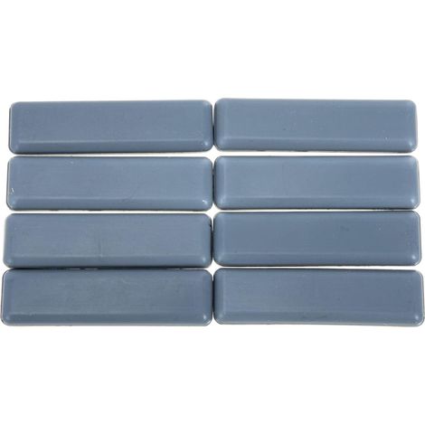 8 pièces Protège Chaise Plastique Antidérapant Patins de Protection Meubles Autocollants pour Chaise et Table (1/5)