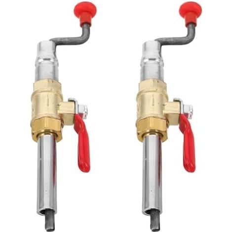 2pcs Car Tire Chuck in Heavy Duty Zinc Alloy Tool for Tire Valve Easy to Carry Accessory Vehicle Maintenance - (1/5)