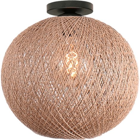 Lampe de plafond Corda Rotin Ø 30cm - 5235-05-30 (1/2)
