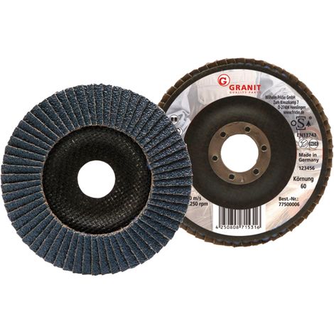 Disco de ventilador para pulir granito 125 mm K60 10 unidades.