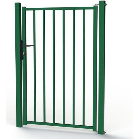 Portillon Clôture Barreaudé SECUR16-B2020 L1000 x H1750 Vert RAL6005