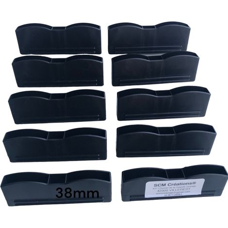 lot de 10 embouts bi-lattes a tétons pour cadre métalliques SCM Créations (1/5)
