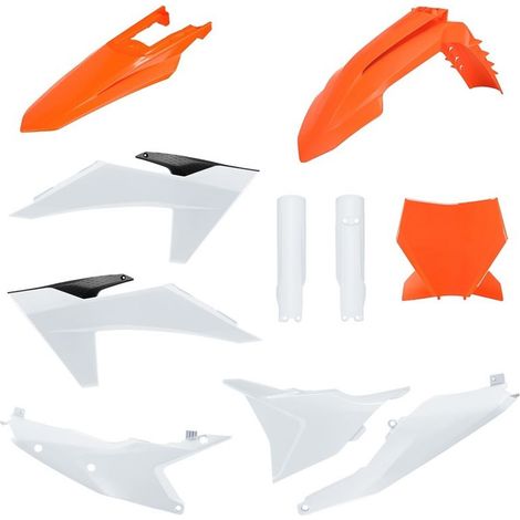 Kit di plastiche Polisport per KTM SX SXF XC 23 24 Arancione Resistente