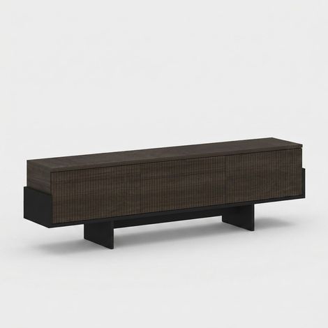 Modernes TV-Lowboard mit Stauraum 180 cm Hege - Walnuss (1/4)