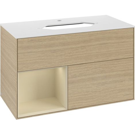Villeroy & Boch F241HJPC Meuble sous-lavabo Finion F24 (1/2)