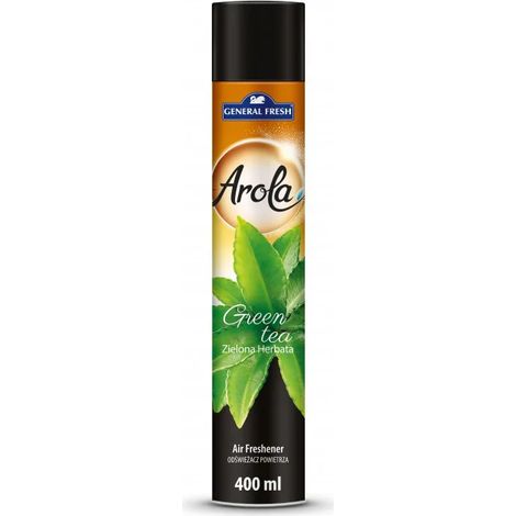 POL-HUN Arola 400ml - Spray deodorante per ambienti, Tè verde