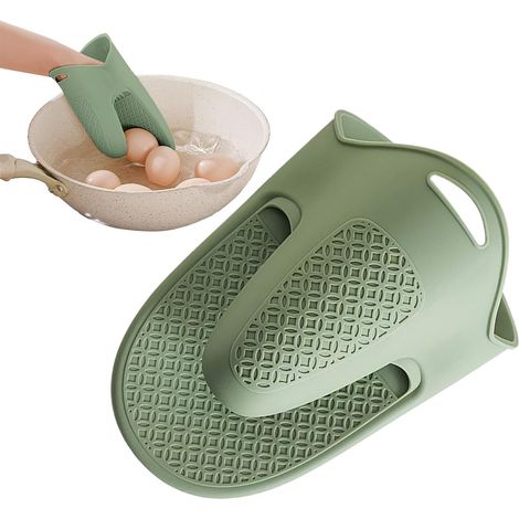 Moufles en Silicone pour Le Four Résistant à la Chaleur, Imperméable,  Moufles en silicone pour la cuisine pour maniques et dessous-de-plat, barbecue, fumoir, camping, pâtisserie, (1/5)
