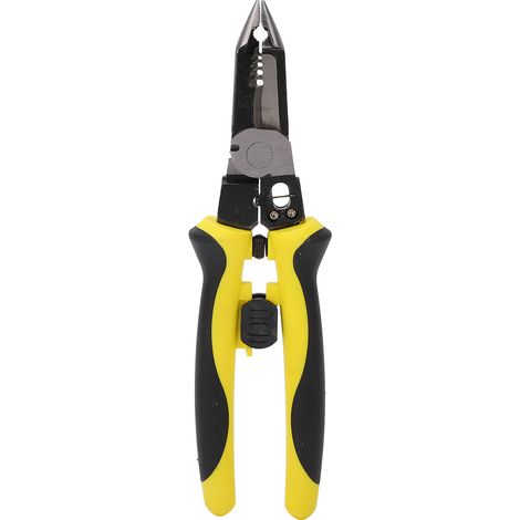Pince à dénuder multifonction pour électricien - Coupe, cintrage et sertissage (1/5)