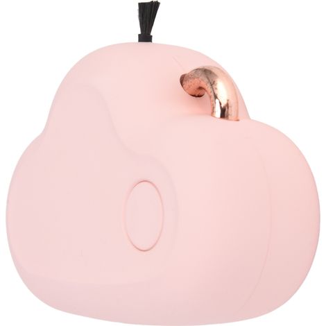Mini purificateur d'air portable 480 mAh, rechargeable par USB, à suspendre autour du cou, style nuage, rose (1/5)