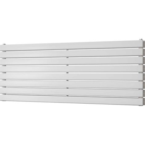 Typhoon Axis - White Horizontal Radiator H544mm x W1400mm Double Panel