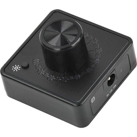 Contrôleur de vitesse de ventilateur à 4 fils avec écran rétroéclairé, entrée 5V/12V, charge rapide PD, conception compacte, multicolore (DC5521) (1/5)