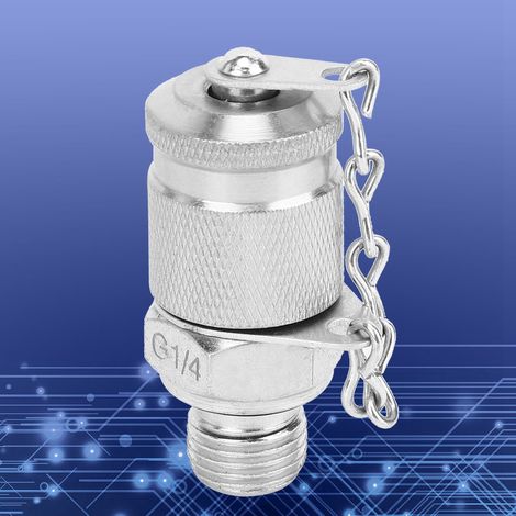 G1/4-M16x2 Schlauchanschlussadapter Hydraulikprüfung Hochdruck-Messpunktkupplung (1/5)