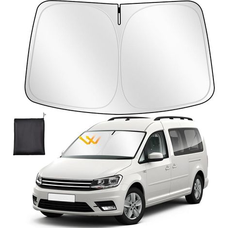 Sonnenschutz Frontscheibe für VW Caddy 2003-2020, faltbar, UV-Schutz, kühlend (1/5)