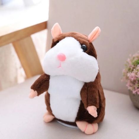 Hamster en peluche parlant, jouet électronique à répétition pour bébés et enfants, cadeau idéal pour les tout-petits. (1/4)