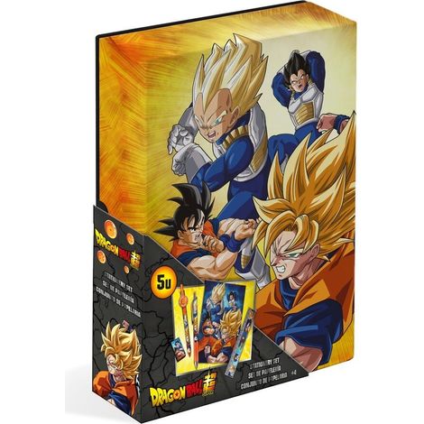 Juego de papeler a de 5 piezas Dragon Ball Super en caja