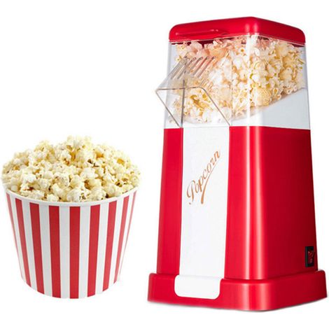 Machine à pop-corn électrique entièrement automatique pour usage domestique, mini machine à pop-corn portable, norme européenne 220 V (1/5)