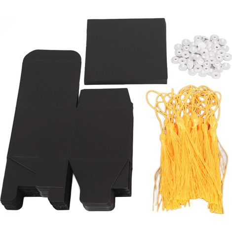 20 boîtes-cadeaux chapeau de graduation, style européen innovant, avec glands pour fête de remise de diplômes, boîtes à bonbons décoratives. (1/5)