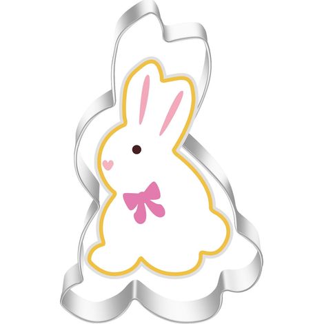 Emporte-pièce En Acier Inoxydable Forme Lapin Carotte Pâques - Pour Pâte À Cookies Pâte À Crêpes Pâte À Sucre - Lot De 4 Pièces (1/5)