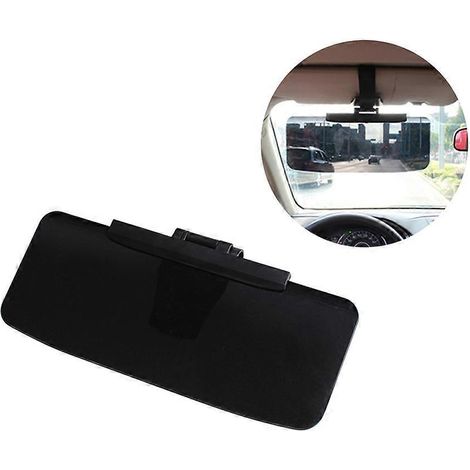 Extension de pare-brise teintée anti-éblouissement pour voiture - Protection contre l'éblouissement, le soleil et les rayons UV - Compatible avec tous types de véhicules (voiture, camion ou camping-ca (1/2)