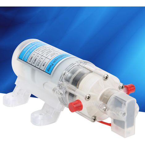 Pompe à eau silencieuse 12 V 15 W de qualité alimentaire, auto-amorçante, micro-pompe à membrane CC (1/5)