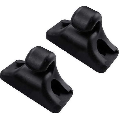 Fixation de pare-soleil noire 94473143900, compatible 924 944 968, remplacement kit clips support gauche droite. (1/4)