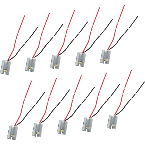 Lot de 10 douilles pour ampoules LED 1156 avec support de clignotant et faisceau de câbles de 8,9 cm (3,5 pouces), alimentation 12 V CC flexible. (1/5)