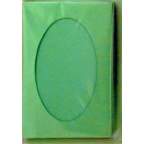Biglietto di auguri + busta verde chiaro, 5 pezzi.