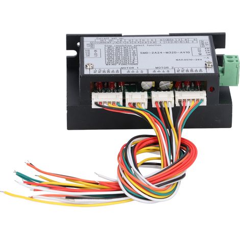 Satz aus 2 bipolaren 4-Draht-Schrittmotortreibern, 2-in-1-Motortreiber mit optoelektrischer Trennung, CNC-Steuerung (1/5)