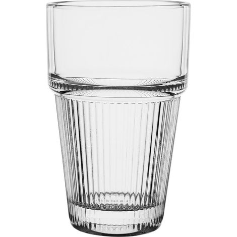 Gobelets empilables rainurés 150ml (lot de 6) - Ref HW797 - Olympia (1/2)