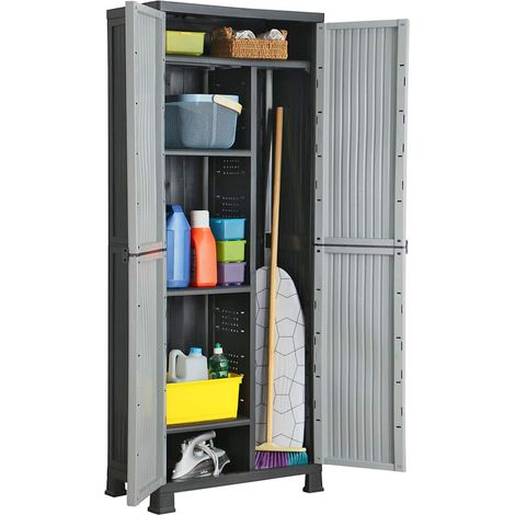 vidaXL Plastic Cabinet 68x39x171.5 cm (1/5)