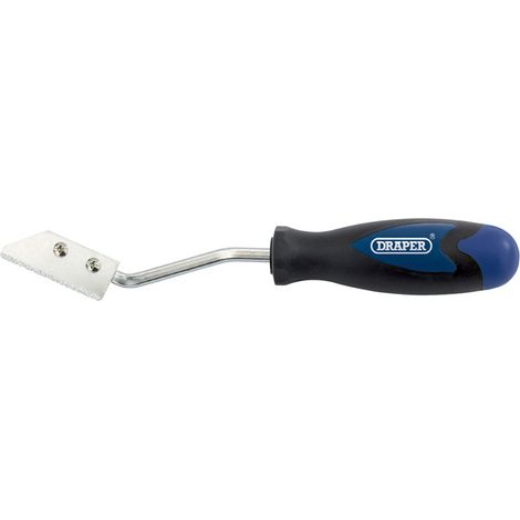Draper Soft Grip Grout Rake Model 49419 – Durable Tile Grout Removal Tool with Comfortable Handle (1/5)