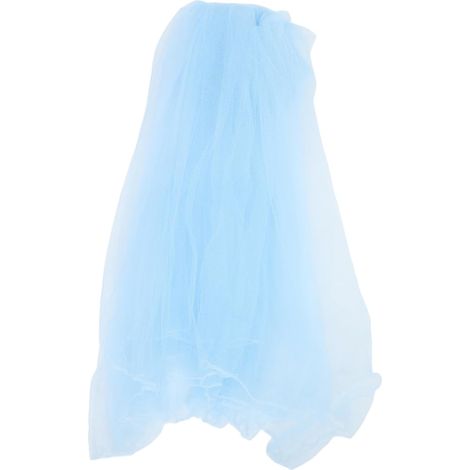 Moustiquaire ronde suspendue pour berceau, couleur bleue (1/5)