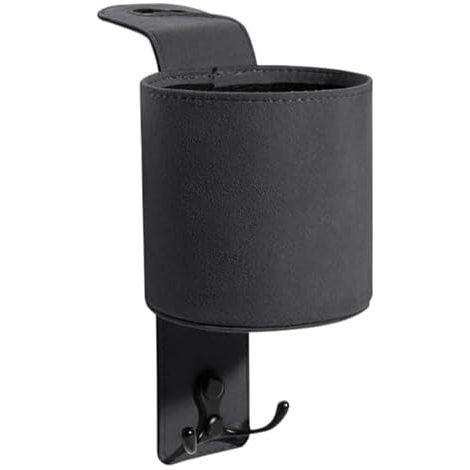 Organisateur - Porte-gobelet arrière avec crochets, console de rangement pour gobelets de voiture, accessoire de voyage pour SUV, camping-car, camion, parapluie, sac à main, téléphone, sac pour boutei (1/5)