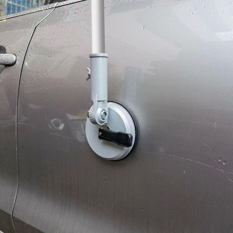 SABIR Ventouse pour mât de drapeau de voiture, support de drapeau à ventouse,Support de drapeau de voiture - Support de drapeau pour camping-car, support de montage pour mât de drapeau à angle (1/3)