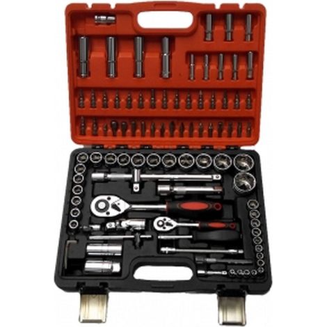 Set 94 pc Herramientas Carraca de 1/2'' y 1/4'' Llave de Destornillador Torx (1/3)