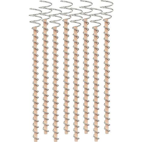 Lot de 8 antennes de jardin en cuivre Electroculture - Fil de cuivre pur, tuteurs pour la culture des plantes (17 pouces) (1/5)