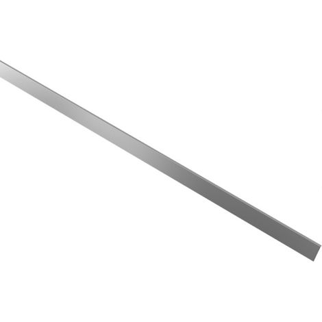 Wedi – Profilé de finition inox 1000mm pour receveurs Fundo Riolito neo/Plano Linea – Recoupable – Jonctions esthétiques pour murs et sols (1/2)