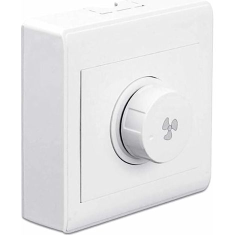 86 Type Réglage du Ventilateur de Plafond Rélateur de Vitesse en continu Interrupteur Mural 220V 10A pour gradateur 15-300W