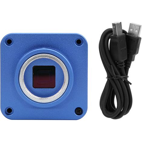 Caméra Microscope USB 12MP, Vidéo Numérique Industrielle Électronique, Alimentation 100-240V, Capteur Haute Définition, pour Inspection et Soudure (1/5)