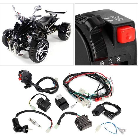 Ensemble Assemblage CDI de Fil de Faisceau de Câblage électrique pour Quad (1/4)